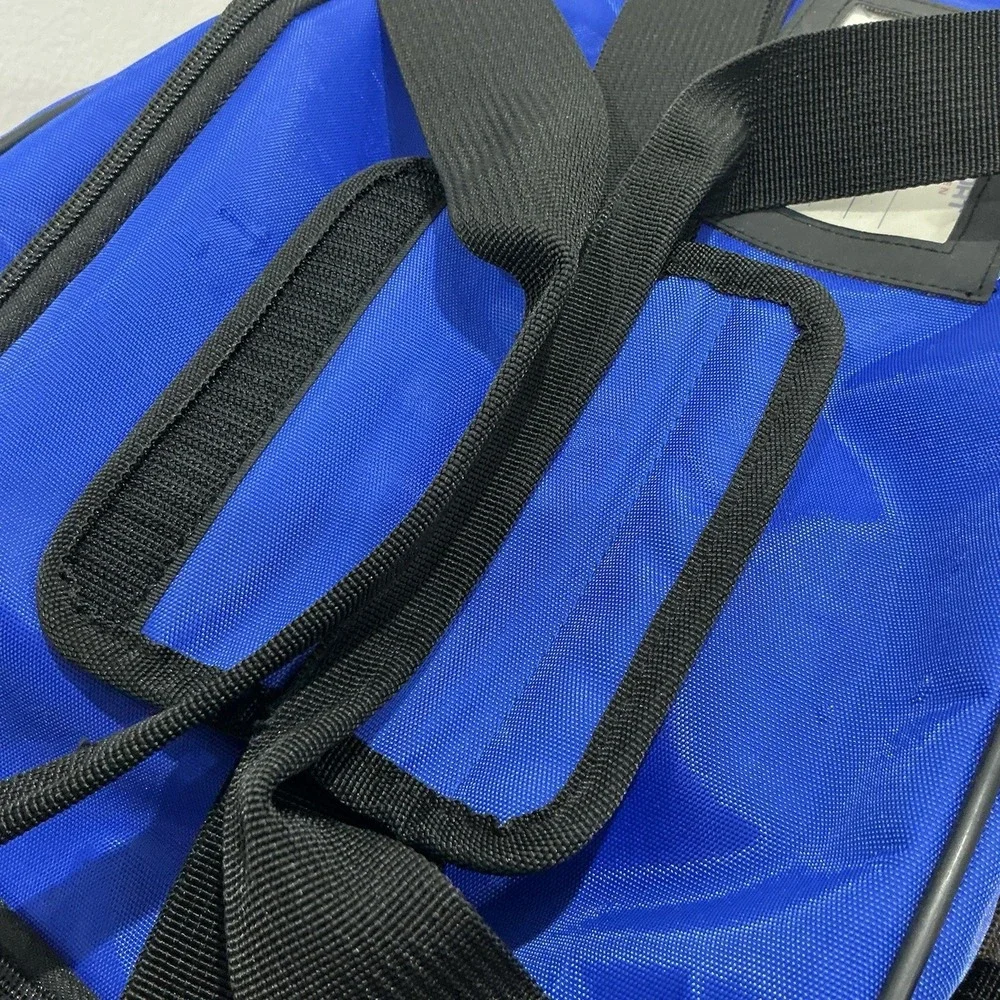 Vintage 90's Polo RL Sport Blue Gym Duffel Bag Travel Carry-On Large 23